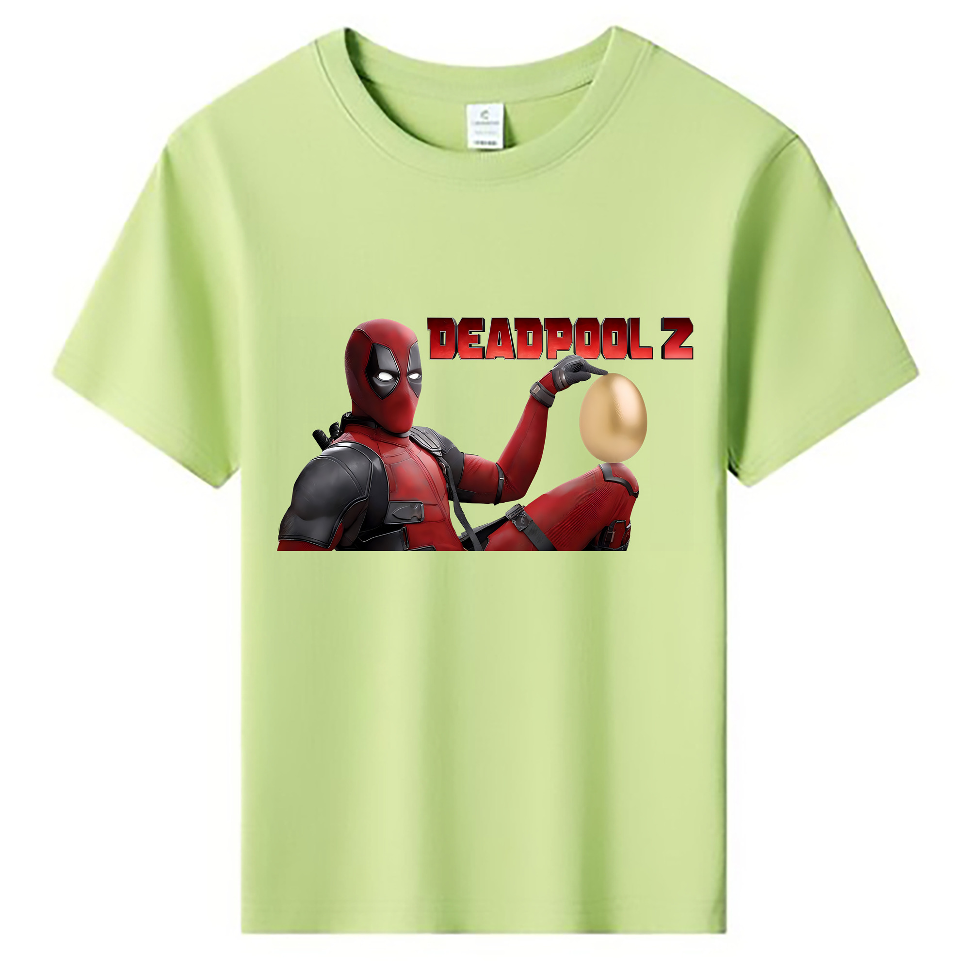 （画像用） Deadpool デッドプール 綿100％キッズTシャツ（フロントプリント）